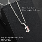 Inspiration Baseball Jersey Number Necklace Stainless Steel Charms Number Pendant for Men Women