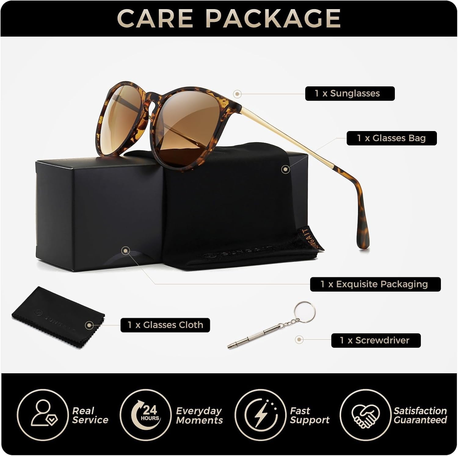 Premium Vintage round Sunglasses for Women Men Classic Retro Style | All-Day Comfort TR90 Frame, Medium Fit, UV400 Protection, Shatter-Resistant Lens, Trendy, Daily Wear, Driving & Travel, Gifts