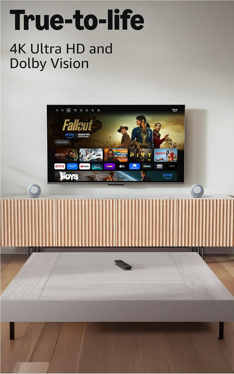 Fire TV Stick 4K plus (Newest Model) with Ai-Powered Fire TV Search, Wi-Fi 6, Stream Hundreds of Thousands of Movies and Shows, Free & Live TV, Find Shows Faster with Alexa+