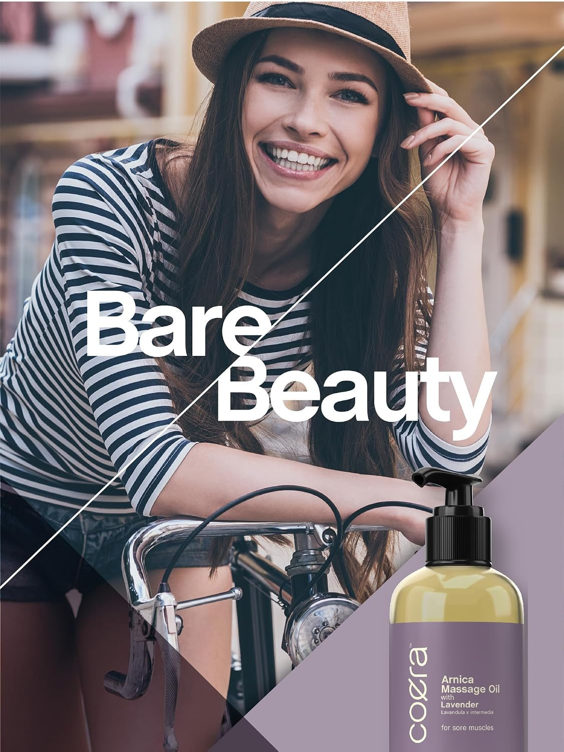 Arnica Massage Oil | 8 Fl Oz | with Lavender, Sunflower, and Olive Oil | Great for Sore Muscles | Free of Parabens, SLS, & Fragrances