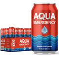 Drinking Canned Water- (24 Cans) 12 Fl Oz (50 Years) Shelf Life for Everyday Hydration, Emergency, Survival Use-Purified via Reverse Osmosis | Plant-Based, BPA Free, Eco-Friendly Packaging, Made in USA-1 Case