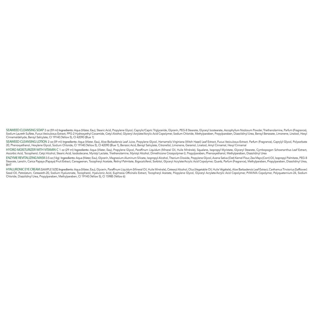 Mario Badescu Combo/Dry Regimen 5 Piece Kit, Skincare Gift Set Includes Seaweed Cleansing Soap, Seaweed Cleansing Lotion, Hydro Moisturizer, Enzyme Revitalizing Mask, and Hyaluronic Eye Cream