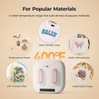 Heat Press Machine for T Shirts with Pressure Display, 10X10 | Portable Heat Press with Heats up Fast & Evenly H10 V2 Heat Press Machines for HTV, Sublimation, Heat Transfer Projects