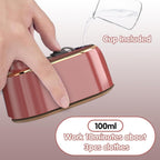 Travel Steamer Iron for Clothes Mini - Portable Ironing Machine Travel Small Size Portable Steamer Travel College Dorm Home Essentials (Winered)