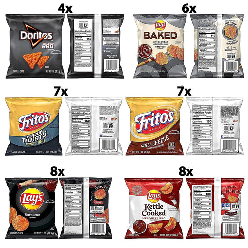 Backyard Barbecue Mix Variety Pack, (Pack of 40)