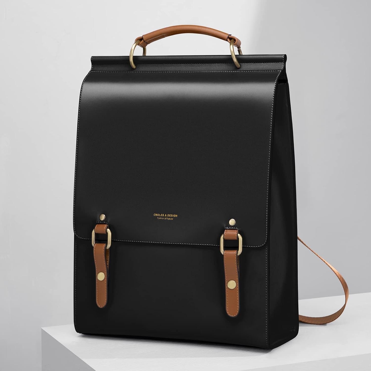 Leather Backpack Purse for Women Fashion Travel Shoulder Bag | Genuine Leather and Microfiber Leather, College Backpacks, Vintage, Casual Work Bag