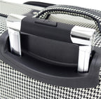Oxford III 25" Expandable Spinner Black-White Houndstooth