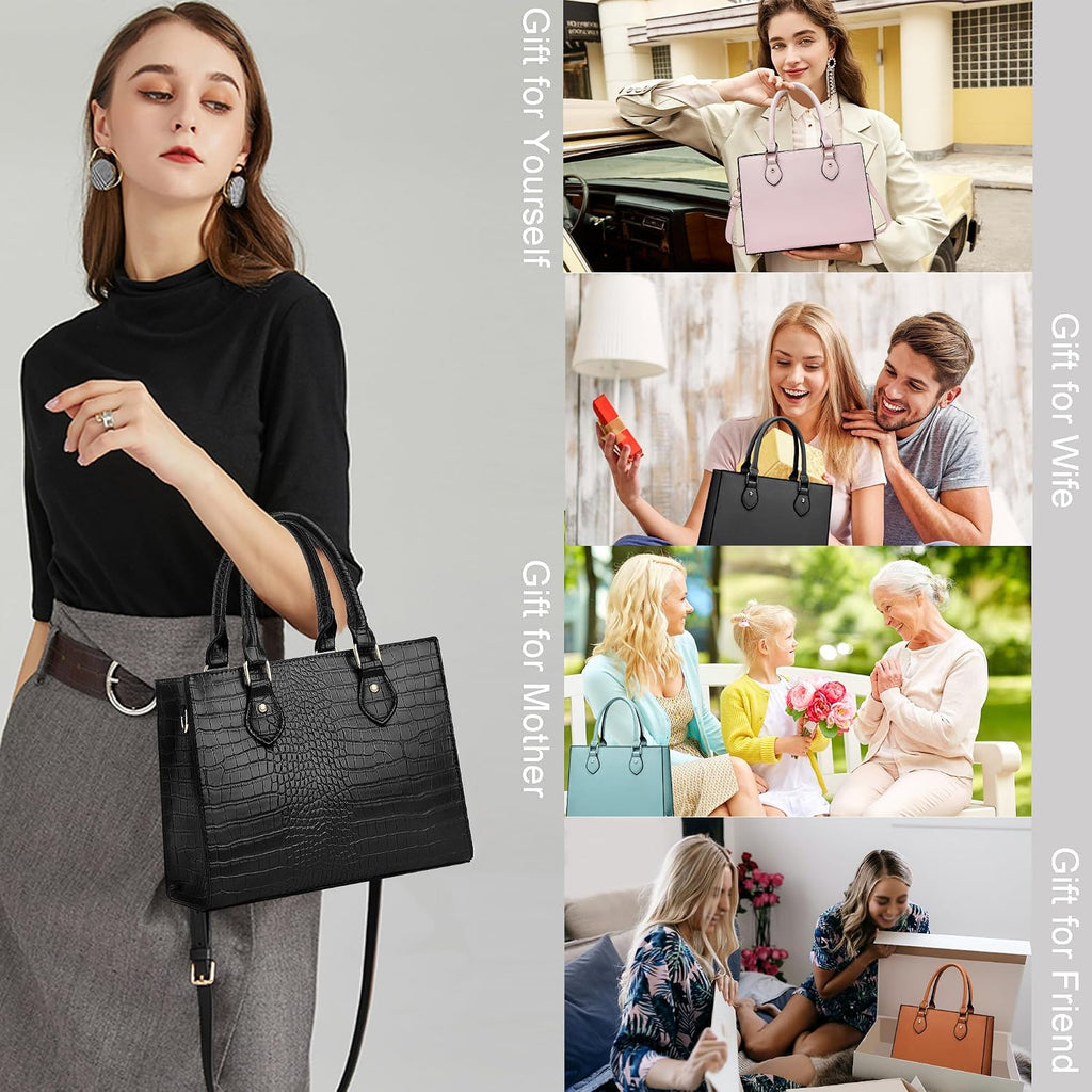 Crossbody Purses and Handbags for Women PU Leather Tote Top Handle Satchel Shoulder Bags