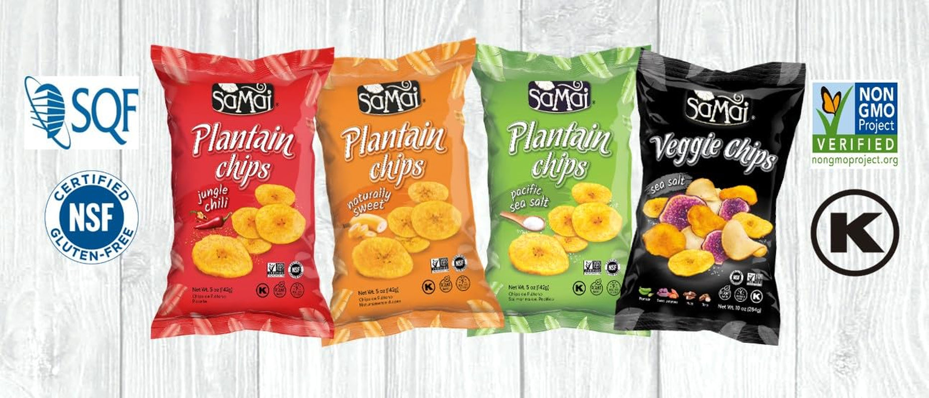 Naturally Sweet Plantain Chips 2.65Oz (Pack of 15) - Gluten Free, All Natural, NON-GMO and Kosher