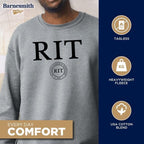 Crewneck Sweatshirt for College, Heritage Logo, Adult Unisex
