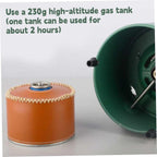 Camping Heater, 2-In-1 Portable Propane Heater & Stove, Propane with Handle, Adjsutable Vents and Removable Flames for Camping Fishing Hiking Hunting, Tent For