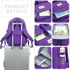 Large Heavy Duty Backpack for School College Bookbag Casual Multi Pocket Travel Backpacks