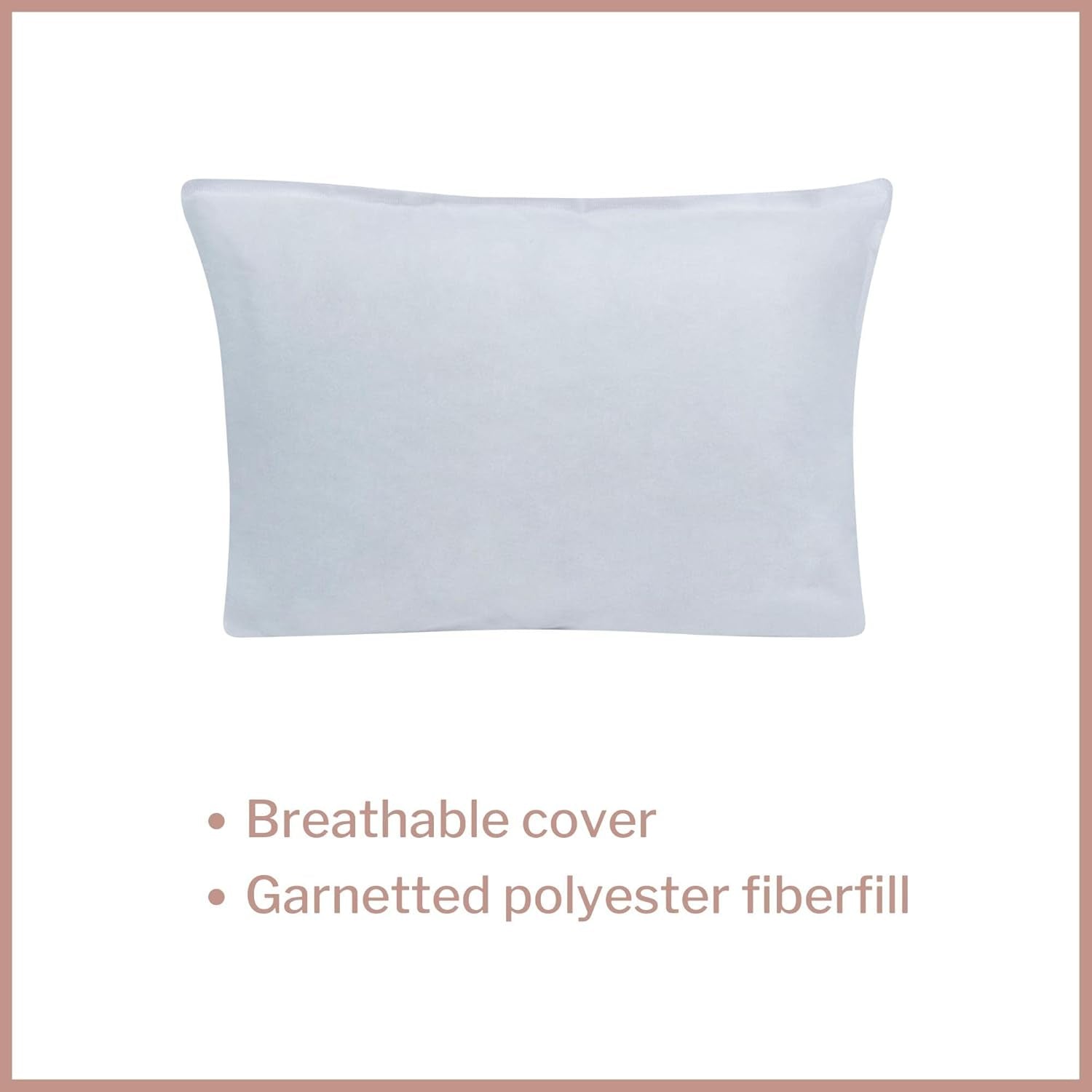 Disposable Bed Pillow [1 Count] Single Patient Use, White 17 in X 24 In