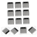 Wig Net Cap Clip Comb Plastic Hair Clips for Wigs 7-Tooth Secure Fixing Accessories with Wig Caps Clips for Comfortable Styling