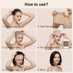 10 Pcs Wig Grip Band - Velvet Wig Grips | Adjustable Headband No Slip Edge Saver Stay Put for Women (Beige)