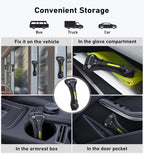 Car Safety Hammer 4 Pack, Car Window Glass Breaker and Seat Belt Cutter Auto Emergency Escape Tool with Light Reflective Tape for Family Rescue, Life Saving Survival Kit