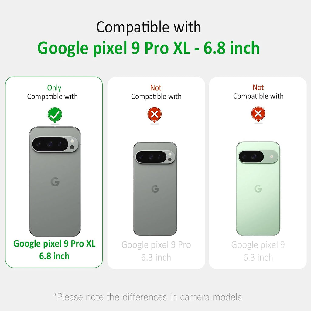For Google Pixel 9 Pro XL Clear Case Lanyard Adjustable Cord Neck Shoulder Crossbody Strap Mobile Cover Durable Soft Cover Women Shockproof Protective Phone Case for Pixel 9 Pro XL - Gray