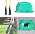 Garden Shovel Trowel Tool Set, 3 Pack Heavy Duty Gardening Tools Set Include Wide Garden Trowel, Hand Shovel with Repotting Mat, Small Shovels for Digging Planting Transplanting