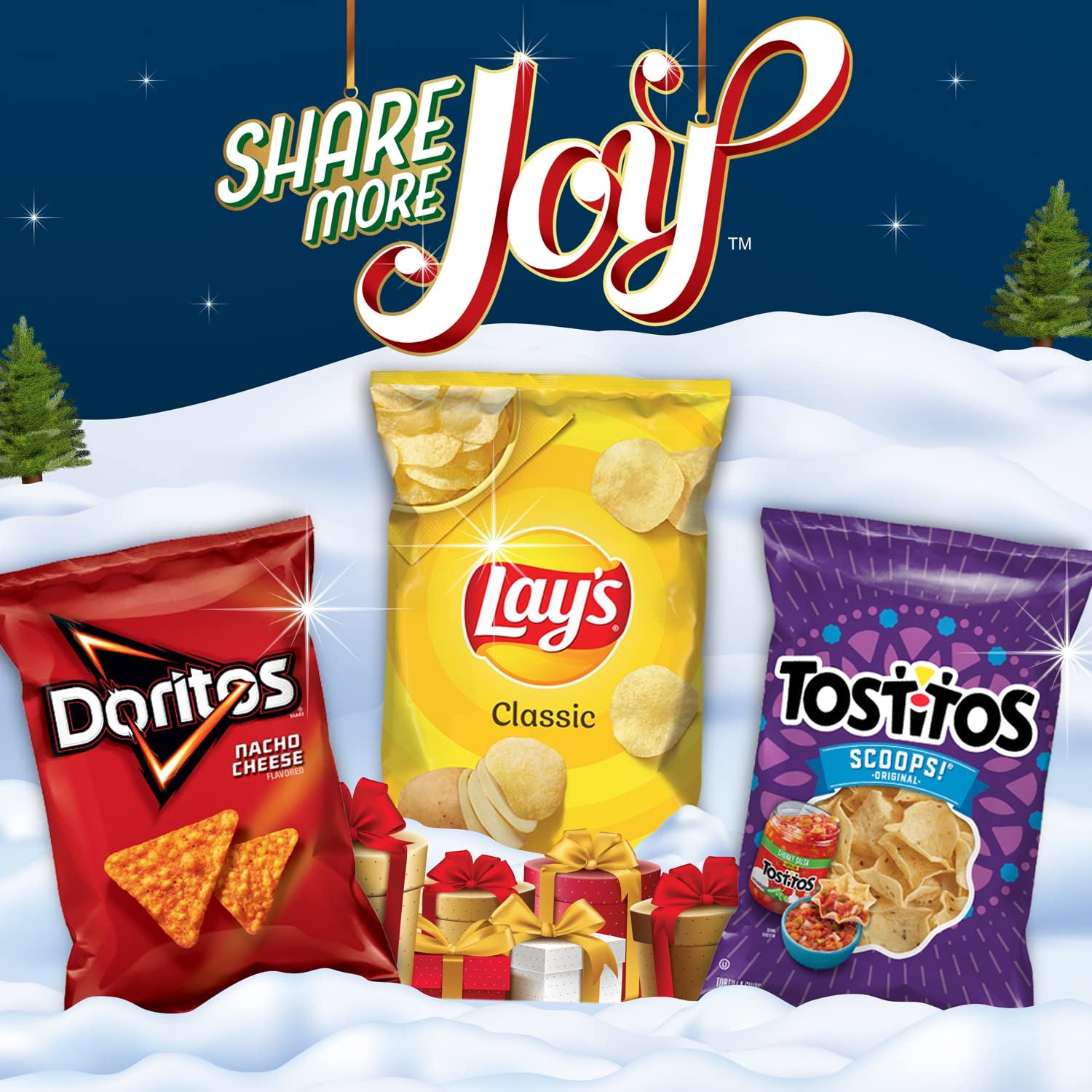 Potato Chips, Variety Pack, 1 Ounce (Pack of 40)
