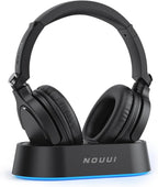 Wireless Headphones for TV Watching, TV Headphones Wireless for Seniors with Transmitter Charging Base, over Ear Bluetooth Headset No Audio Delay, Hifi Stereo, 65H Playtime, Gifts for Parents/Elderly