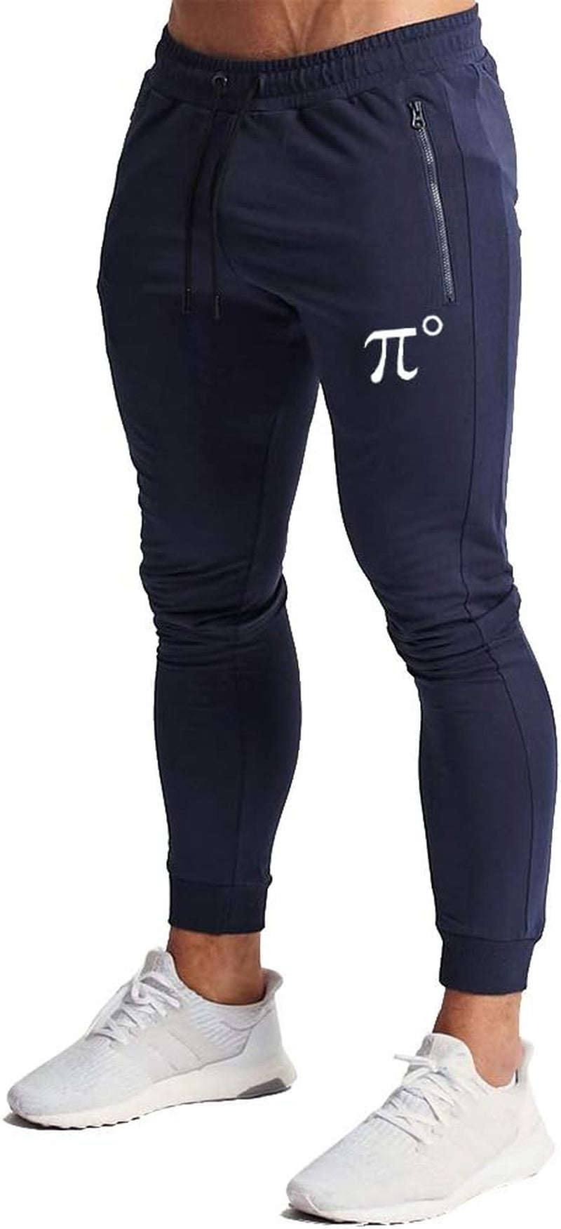 Men'S Joggers Sweatpants Gym Training Workout Pants Slim Fit | Cotton, Tapered,Drawstring Elastic Waist,2 Zipper Pockets,Track Bottoms,Straight, Sweat Pant,Soft,Daily Workout Wear.