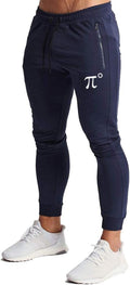 Men'S Joggers Sweatpants Gym Training Workout Pants Slim Fit | Cotton, Tapered,Drawstring Elastic Waist,2 Zipper Pockets,Track Bottoms,Straight, Sweat Pant,Soft,Daily Workout Wear.