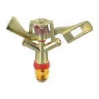 1/2 Inch 360 Degree Rotation Lawn Watering Sprinklers Male Metal Pulsating Farm Sprinklers for Garden Irrigation Agriculture