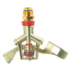 1/2 Inch 360 Degree Rotation Lawn Watering Sprinklers Male Metal Pulsating Farm Sprinklers for Garden Irrigation Agriculture
