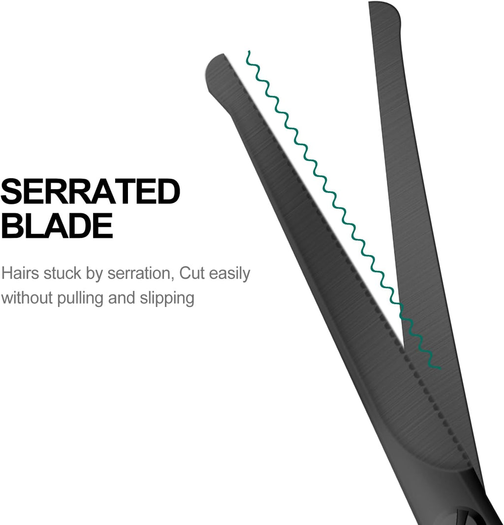 4.7-Inch Small Nose Hair Scissors (Black), Round-Headed Scissors, for Trimming Facial Hair, Beards, Ear Hair, Eyebrows, Bathroom, Moustache Trimming，Personal Care and Beauty