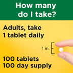 Zinc 30 Mg, Zinc Supplements for Men & Women, Dietary Supplement for Immune Health and Antioxidant Support, 100 Tablets, 100 Day Supply
