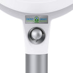 683DC Energy Smart Medium Pedestal Air Circulator Fan with Variable Speed Control,White
