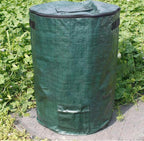 Big Compost Bin Bag,80 Gallon(300L) Garden Compost Bin Bag (Green 1Pc) | Garbage Bag Bin,Compost Bag for Outdoor Garden Yard