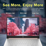 Stream 14" HD Brightview Laptop, Intel Celeron N150, 16GB RAM, 288GB Storage (128GB UFS + 160GB Docking Station Set), Intel UHD Graphics, 720P Webcam, Wi-Fi, 1 Year Office 365, Win 11 S, Gold