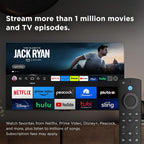55-Inch Class S4 4K LED Smart TV with Fire TV (55S450F, 2023 Model), Dolby Vision HDR, Dolby Atmos, Alexa Built-In, Apple Airplay Compatibility, Streaming UHD Television, Black