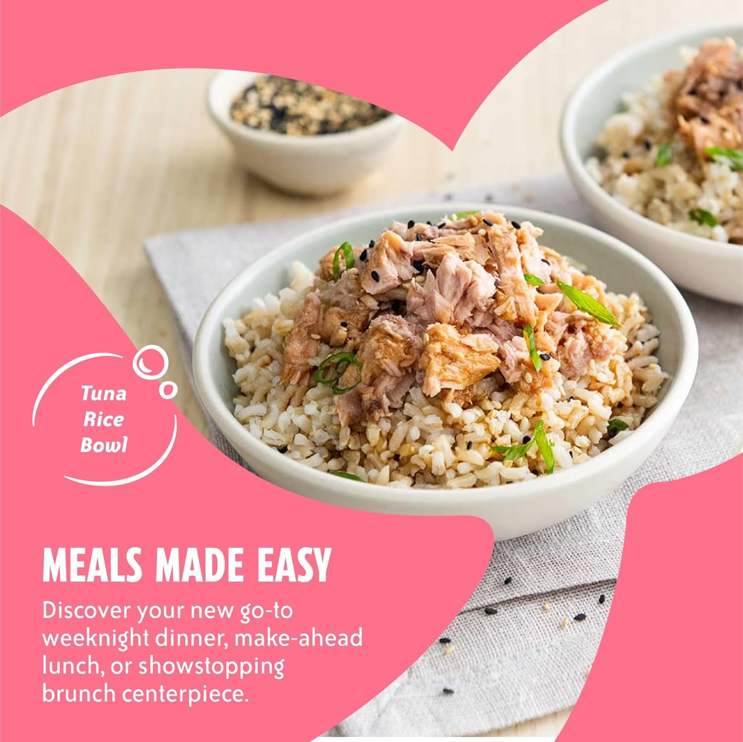 Wild Caught Chunk Light Tuna, 5 Ounce Cans, 10-Count – High Protein 100% Classic Chunk Tuna in Water – Delicious, Easy, Nutritious Ready to Eat Meals