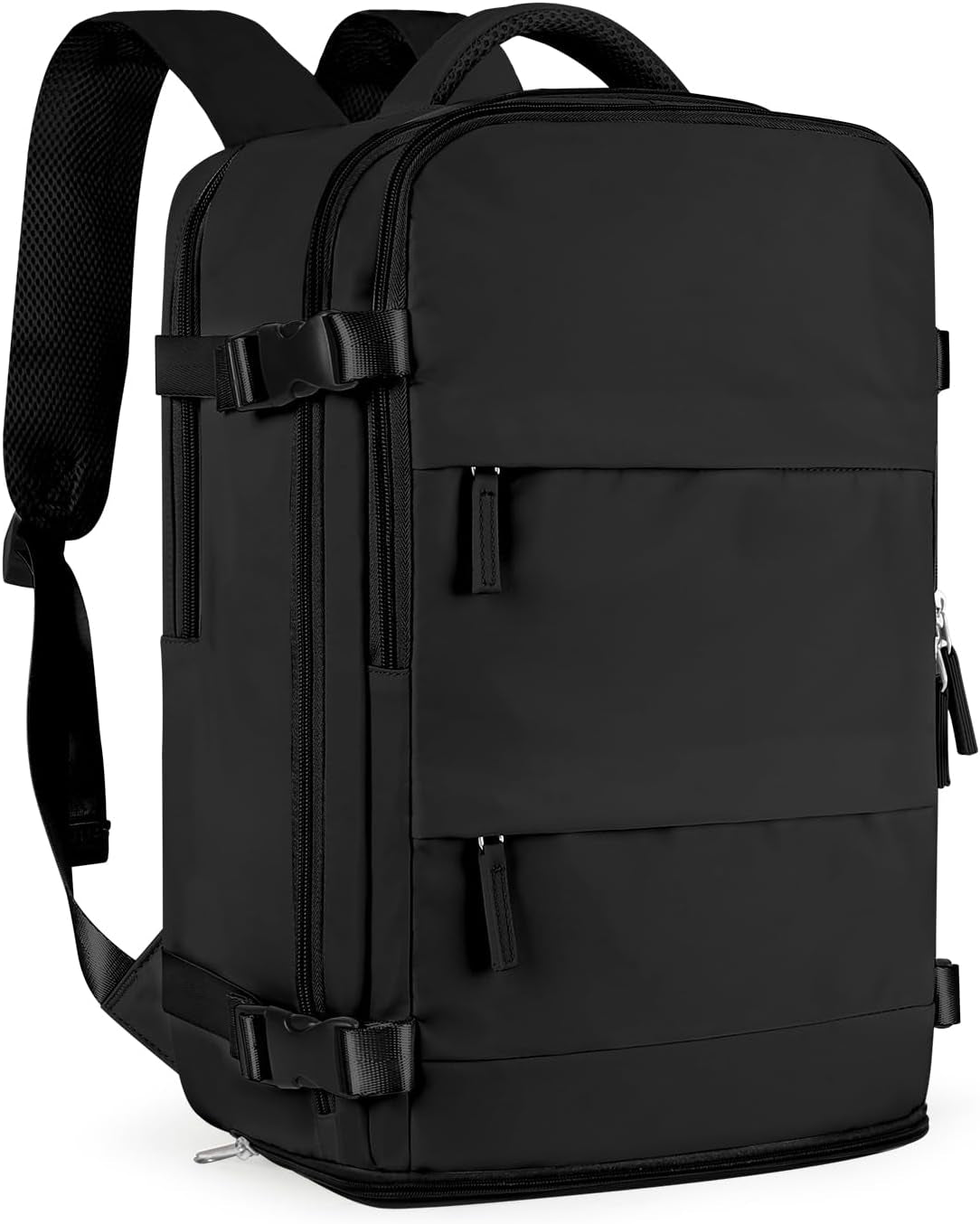Large Black Travel Backpack for Women Men Airline Approved Carry on Backpack Flight Approved Waterproof Sports Luggage Backpacks Casual Daypack Small Hiking Backpacks