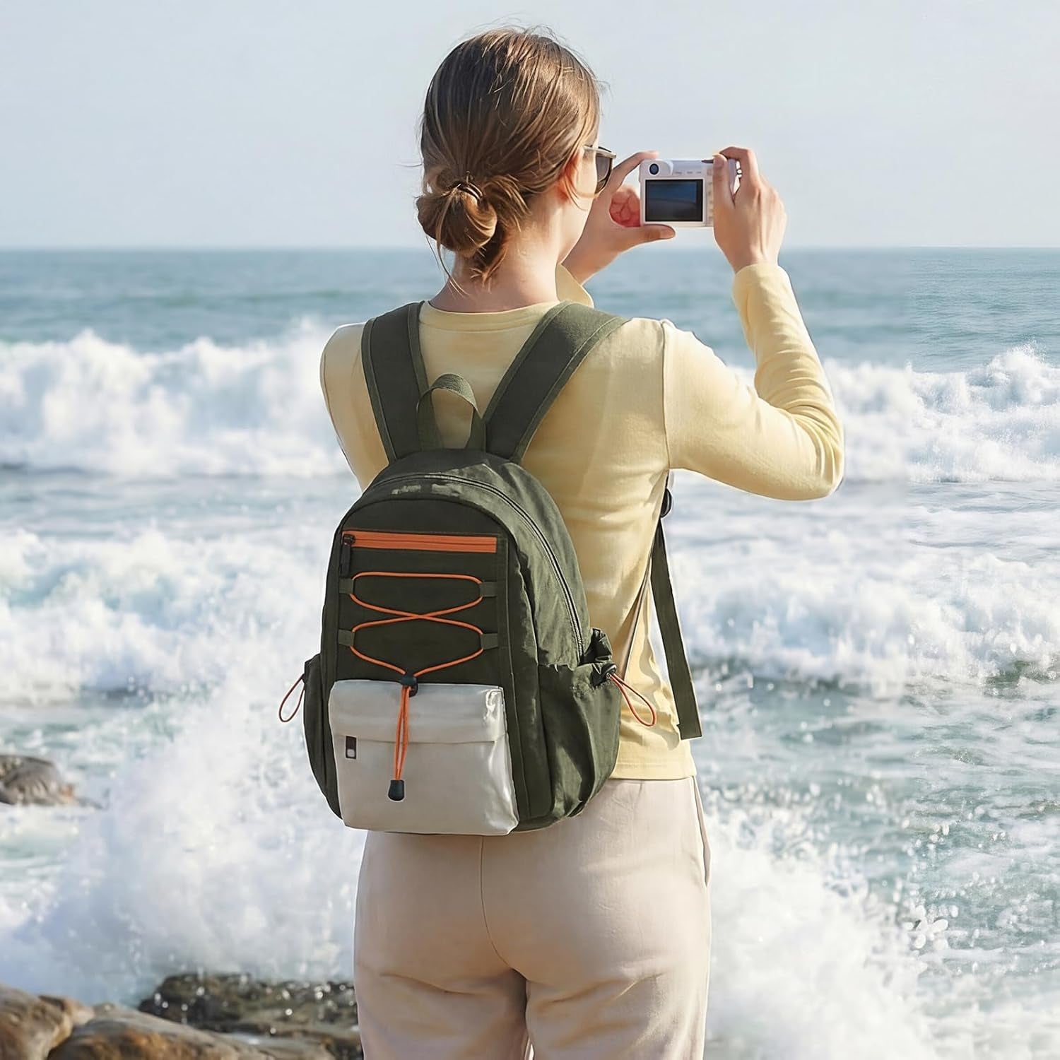 10L Small Hiking Backpack for Women Men | Mini Lightweight Travel Casual Daypack, Water Repellent Fabric, Fits 11" Tablet