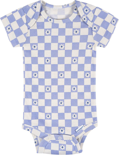 Baby Girls 8-Pack Short Sleeve Mix & Match Bodysuits