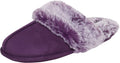 Womens Comfy Faux Fur House Slipper Scuff Memory Foam Slip on Anti-Skid Soleslipper