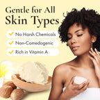 Raw African Shea Butter from Ghana, 100% Pure Unrefined Grade a Yellow Shea Butter for Skin & Hair, Deep Moisturizing Body & Hair Butter – 14 Oz