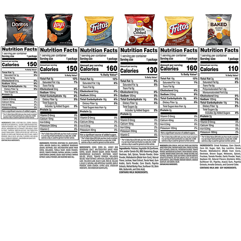 Backyard Barbecue Mix Variety Pack, (Pack of 40)