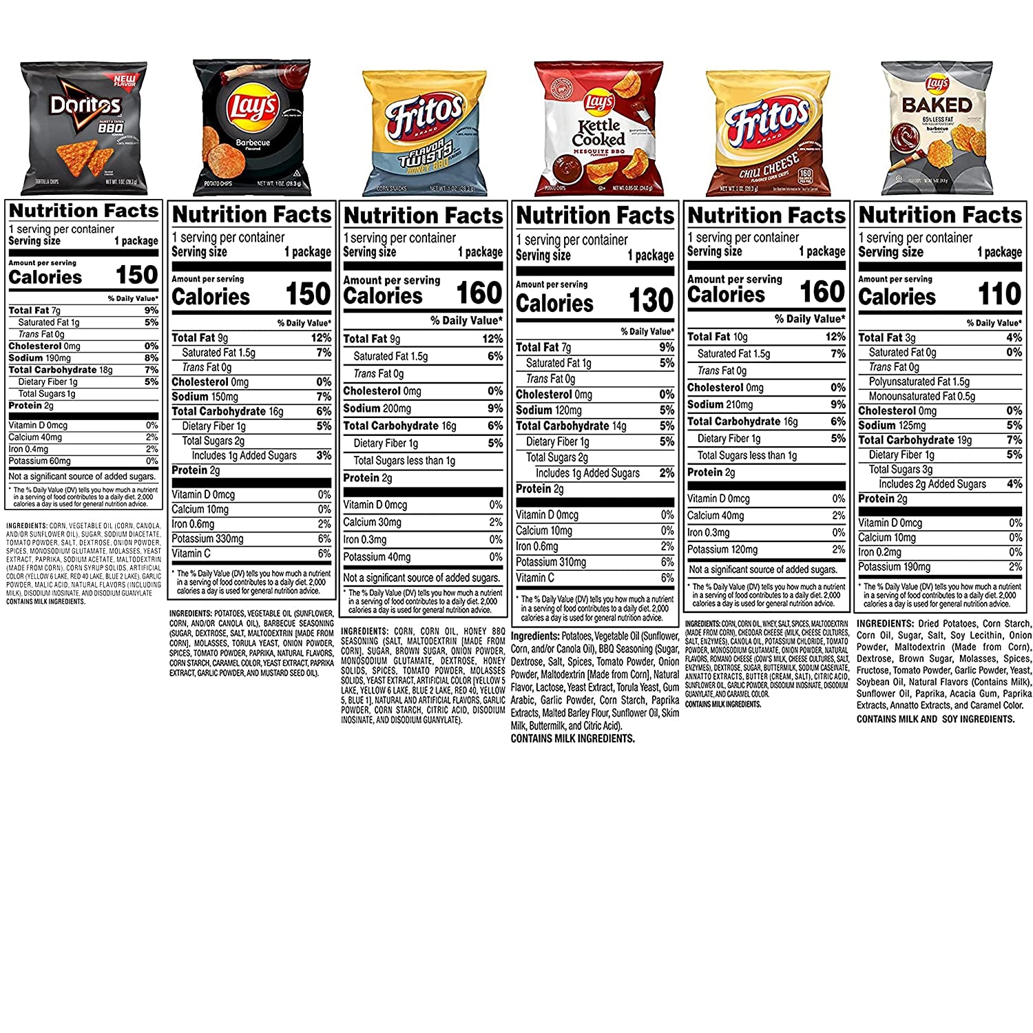 Backyard Barbecue Mix Variety Pack, (Pack of 40)