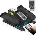 Under Desk Elliptical Machine, Electric Ellipse Leg Exerciser for Senior, Quiet and Compact Electric Seated Pedal Exerciser for Home with Display Monitor, Remote Control and 12 Adjustable Speeds