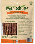 Duck 'N Hide Twists - Duck Wrapped Rawhide Natural Dog Treats, Small, 1 Pound (Pack of 1)