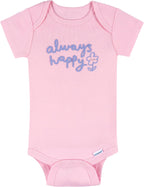 Baby Girls 8-Pack Short Sleeve Mix & Match Bodysuits
