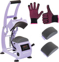 Hat Heat Press Machine, Precise Temp/Timer Control, 6.54"X3.84"Curved Heat Plate, Hat Stretcher, Safety Base, 2 Hat Pad, Glove, Heat Press Heat for Caps, Sublimation, Vinyl, Heat Transfer