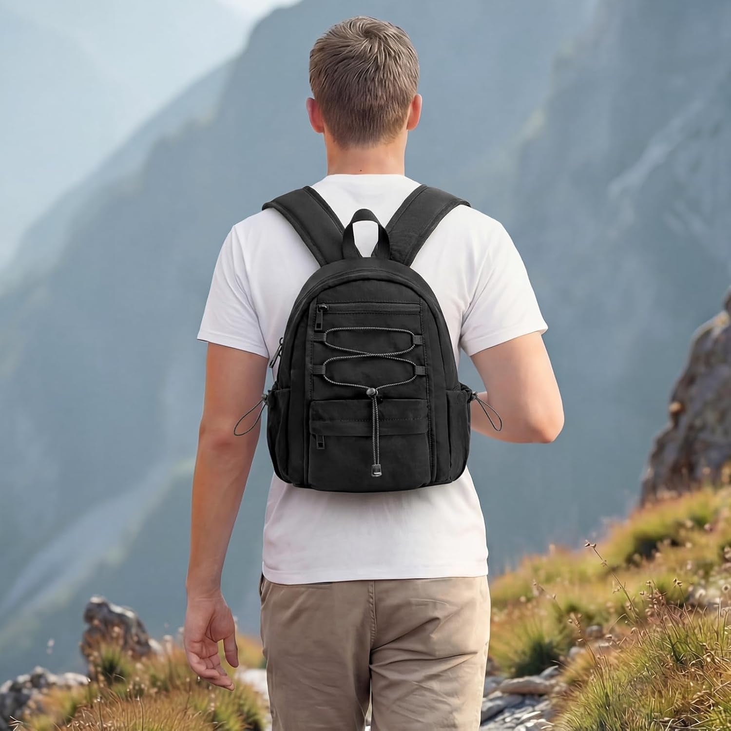 10L Small Hiking Backpack for Women Men | Mini Lightweight Travel Casual Daypack, Water Repellent Fabric, Fits 11" Tablet