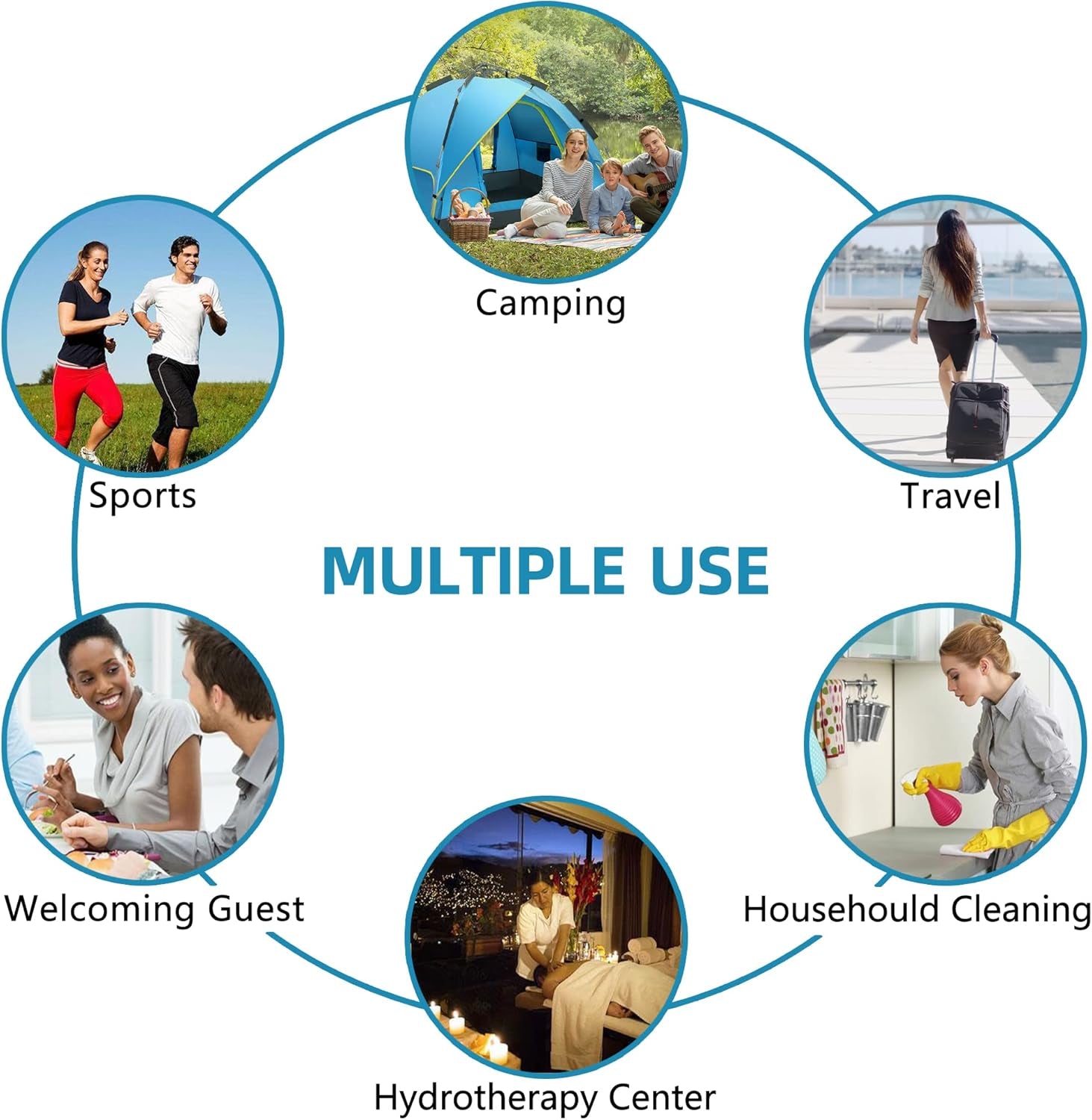 Disposable Towel Thicker Style Magic Compressed Towel Large Size Coin Tissue Portable Washcloth Reusable for Travel Camping Hiking Outdoor Sports Beauty Salon