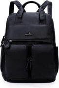 Backpack Purse for Women Soft Washed Leather Multi Pocket Casual Travel Backpacks…