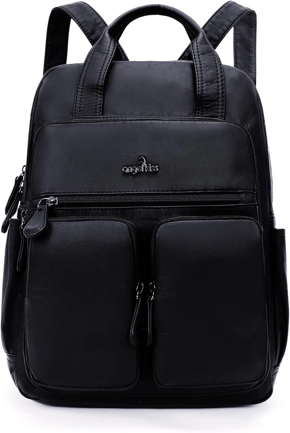 Backpack Purse for Women Soft Washed Leather Multi Pocket Casual Travel Backpacks…